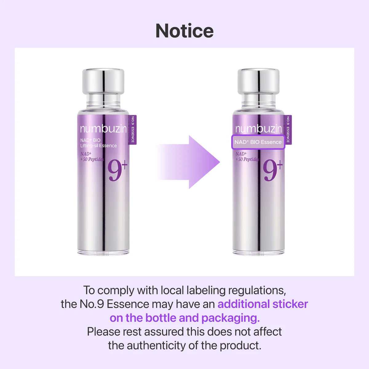 NUMBUZIN No 9 NAD+ BIO Lifting-sil Essence