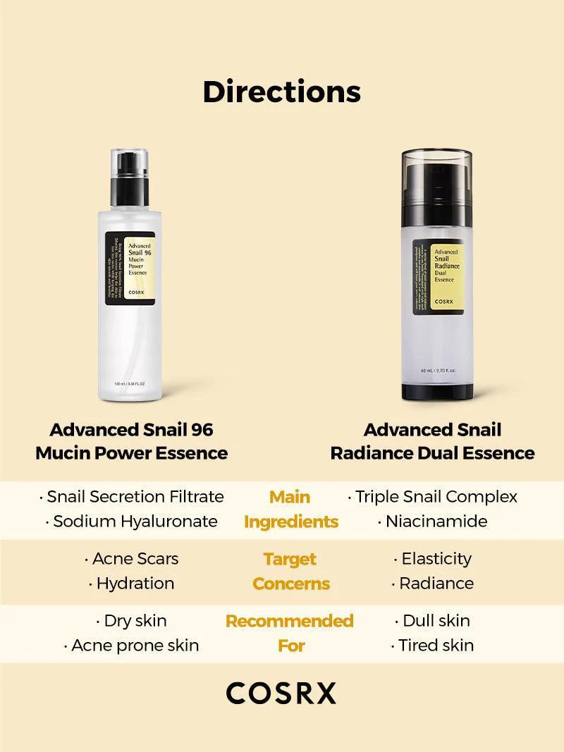 COSRX Advanced Snail Radiance Dual Essence 80 ML