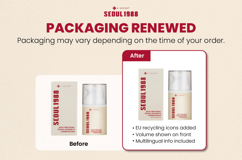 K-Secret Seoul 1988 Cream : Retinal Liposome 1% + Fermented Rice