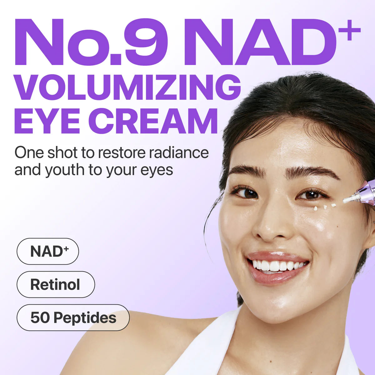 NUMBUZIN No 9 NAD+ Retinol Volumetox Eye Cream