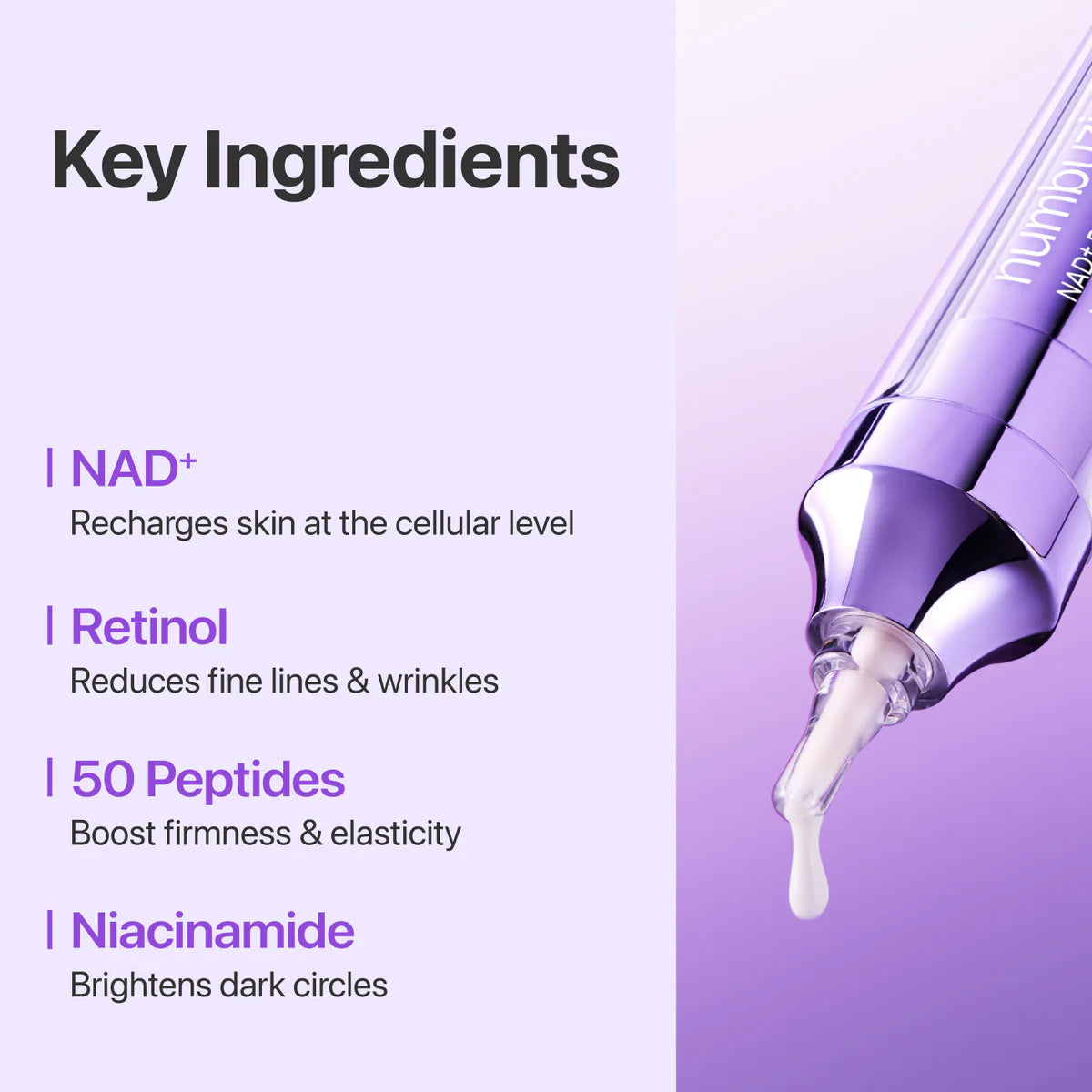 NUMBUZIN No 9 NAD+ Retinol Volumetox Eye Cream