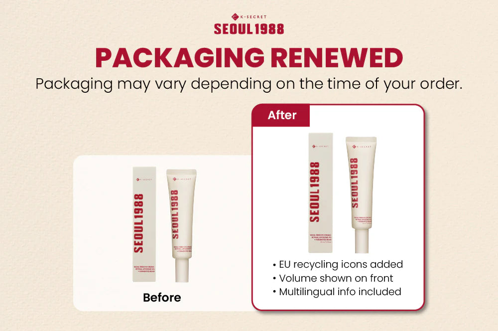 K-Secret Seoul 1988 Eye Cream : Retinal Liposome 4% + Fermented Bean