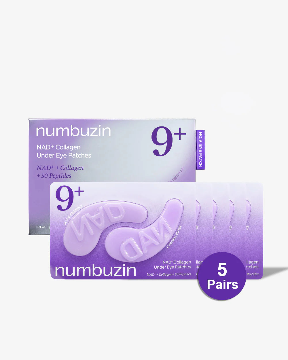 NUMBUZIN No 9 NAD+ Collagen Under Eye Patches (5 Pairs)