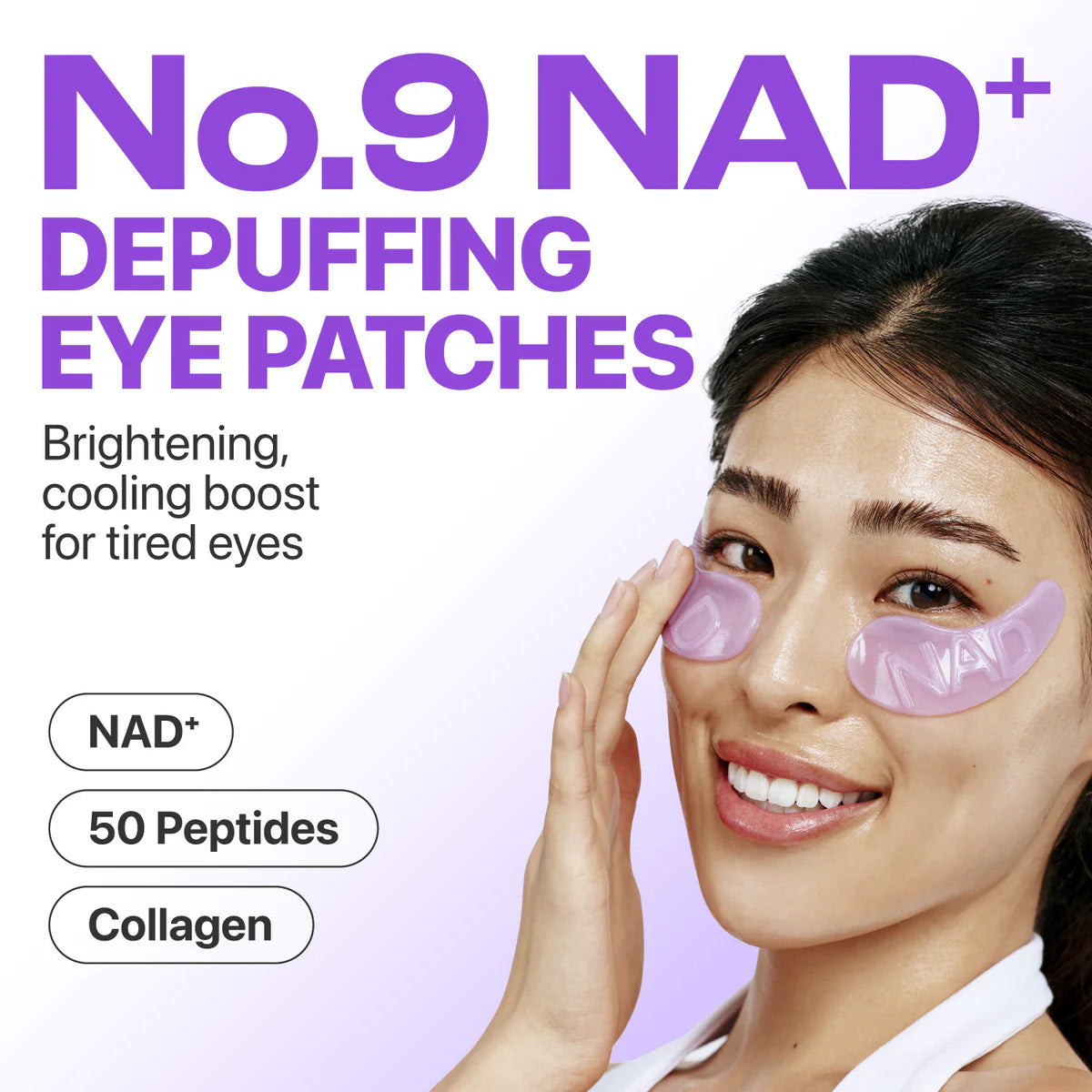 NUMBUZIN No 9 NAD+ Collagen Under Eye Patches (5 Pairs)