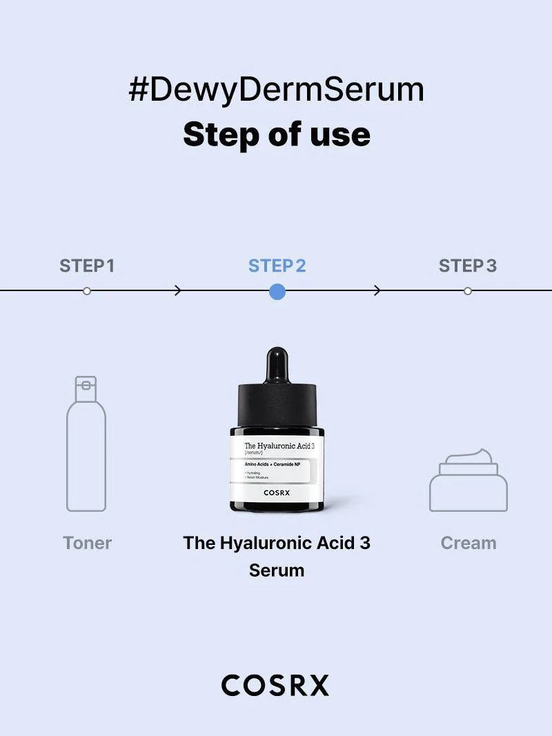COSRX The Hyaluronic Acid 3 Serum 20 ML