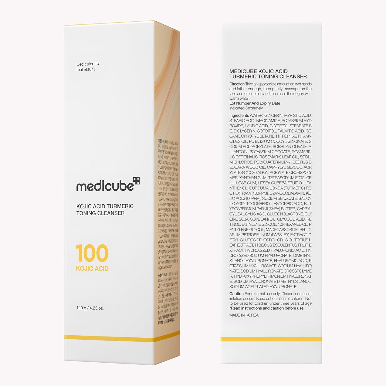 MEDICUBE Kojic Acid Turmeric Toning Cleanser