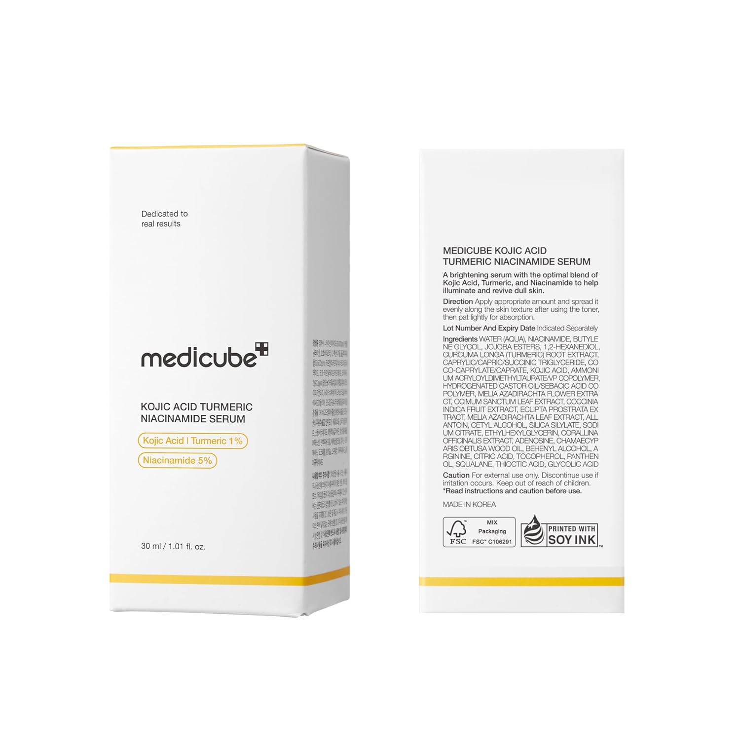 MEDICUBE Kojic Acid Turmeric Niacinamide Serum