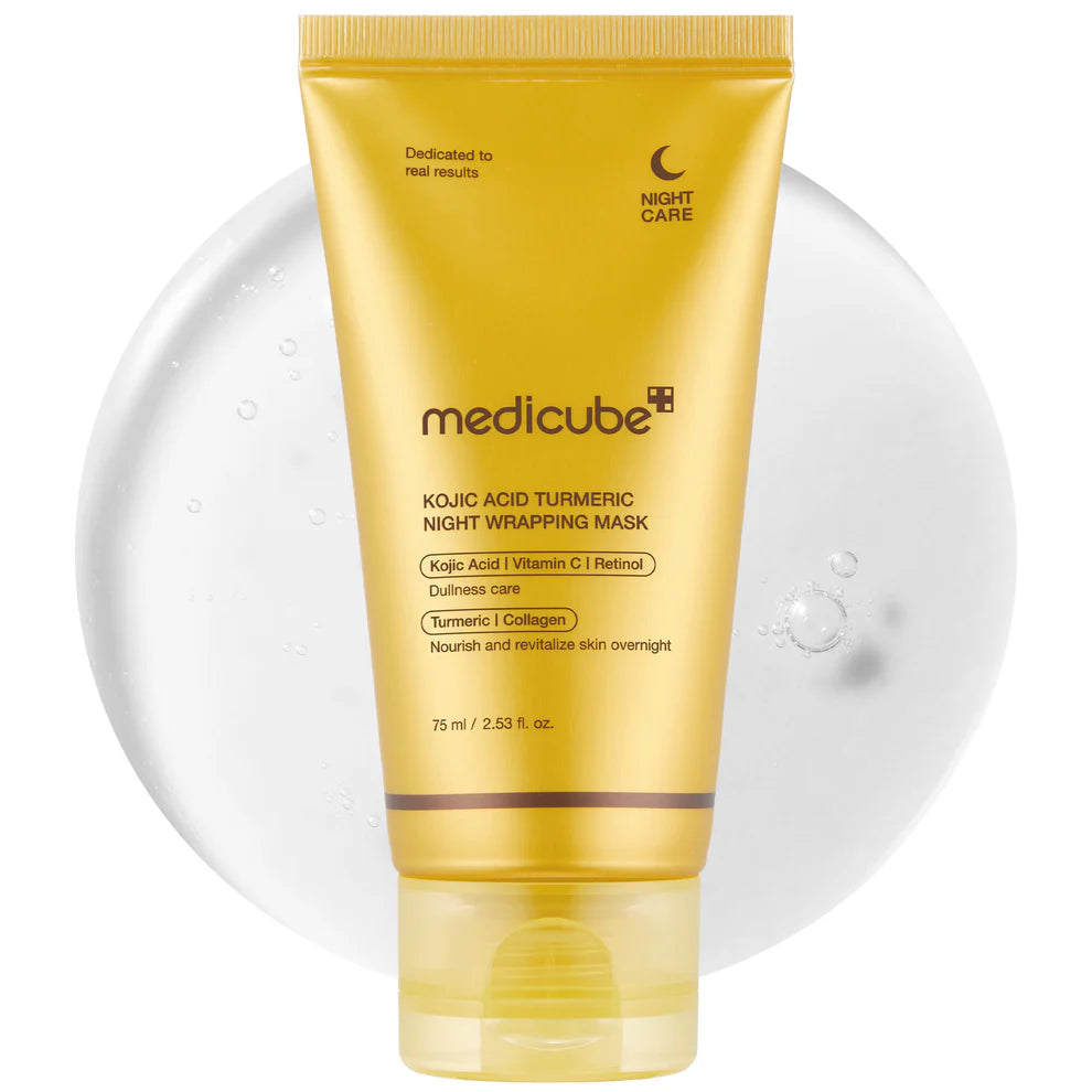 MEDICUBE Kojic Acid Turmeric Overnight Wrapping Mask