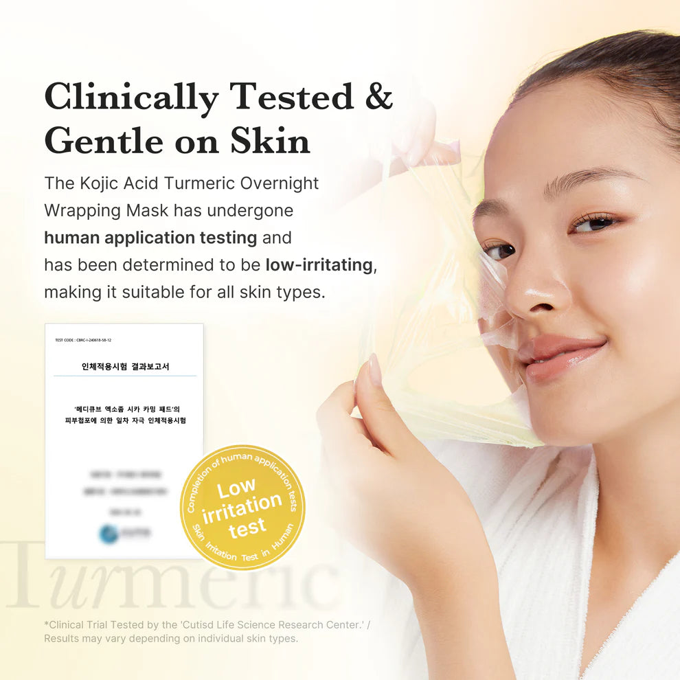 MEDICUBE Kojic Acid Turmeric Overnight Wrapping Mask