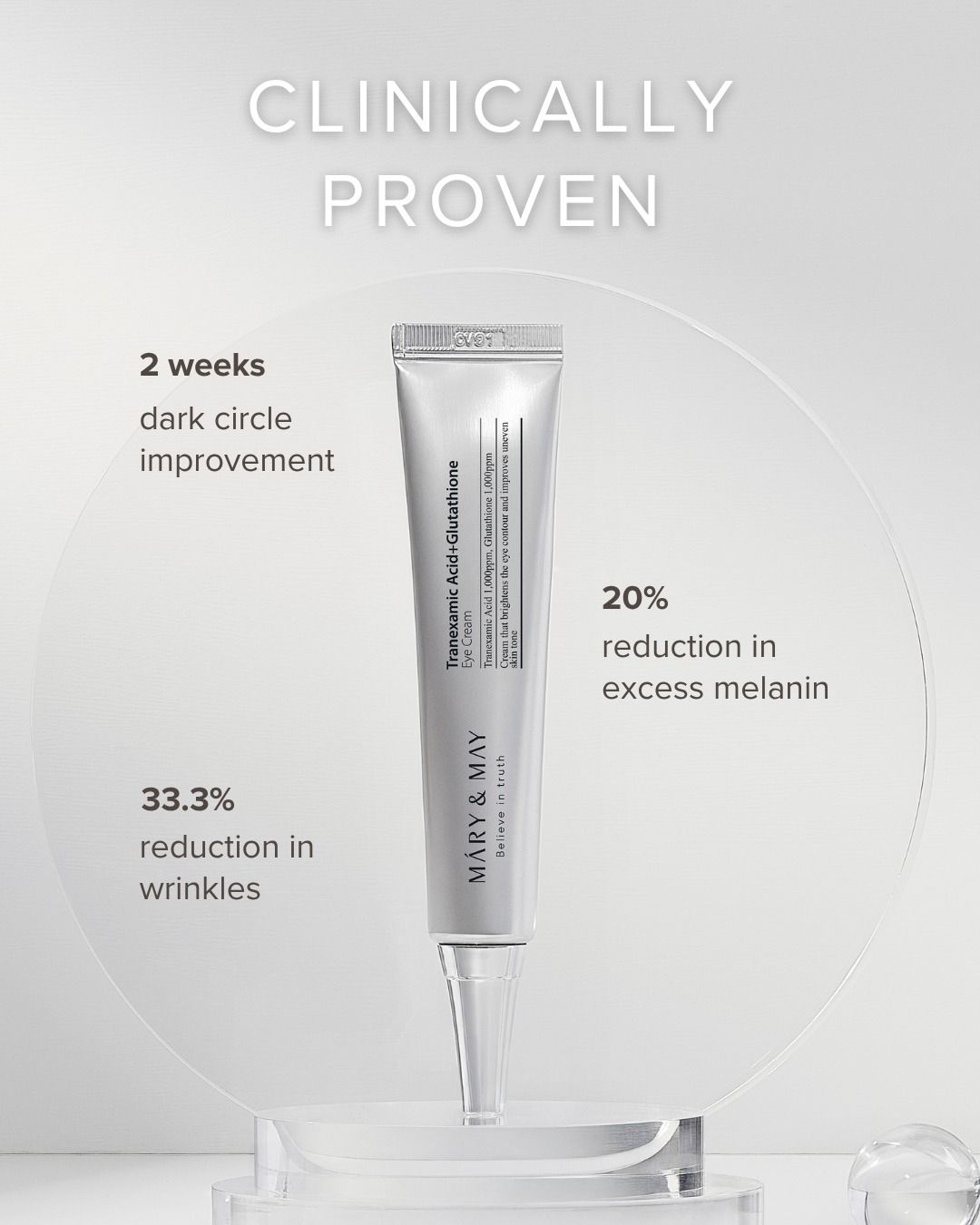 Mary&May Tranexamic Acid+Glutathione Eye Cream 30G