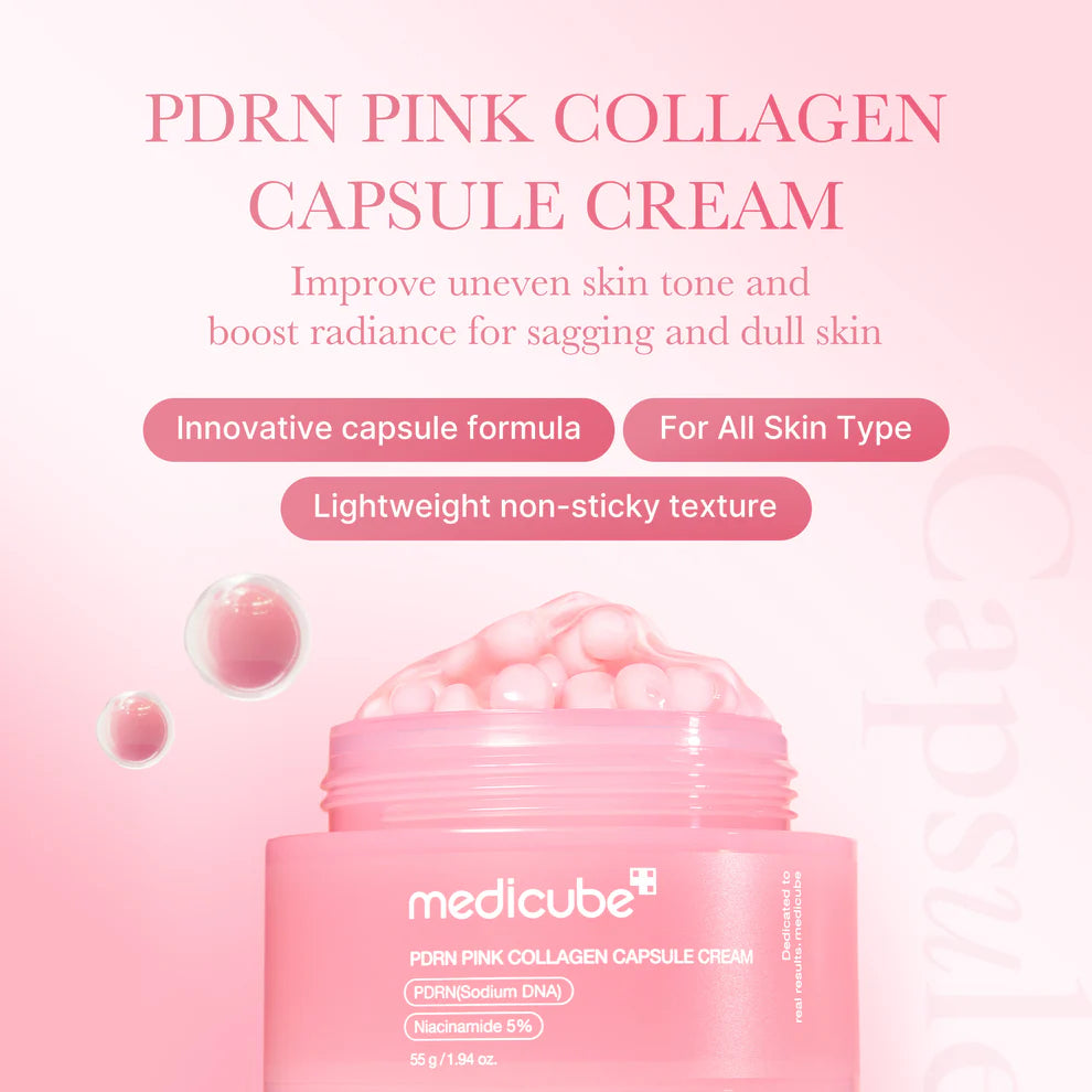 MEDICUBE PDRN Pink Collagen Capsule Cream 55 G