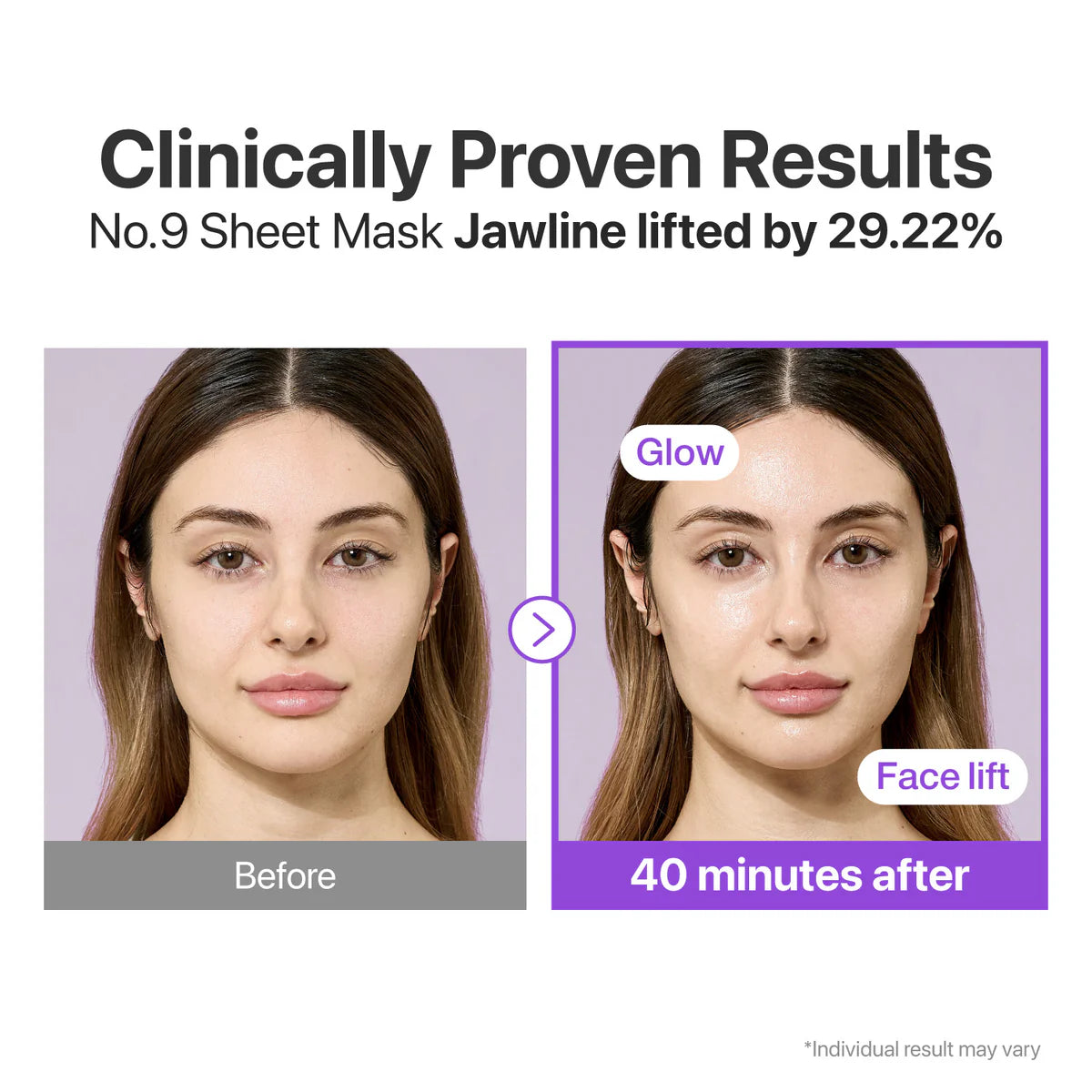 NUMBUZIN No 9 NAD+ BIO Lifting-sil Full Face Mask (4 Sheets + Lifting Band)