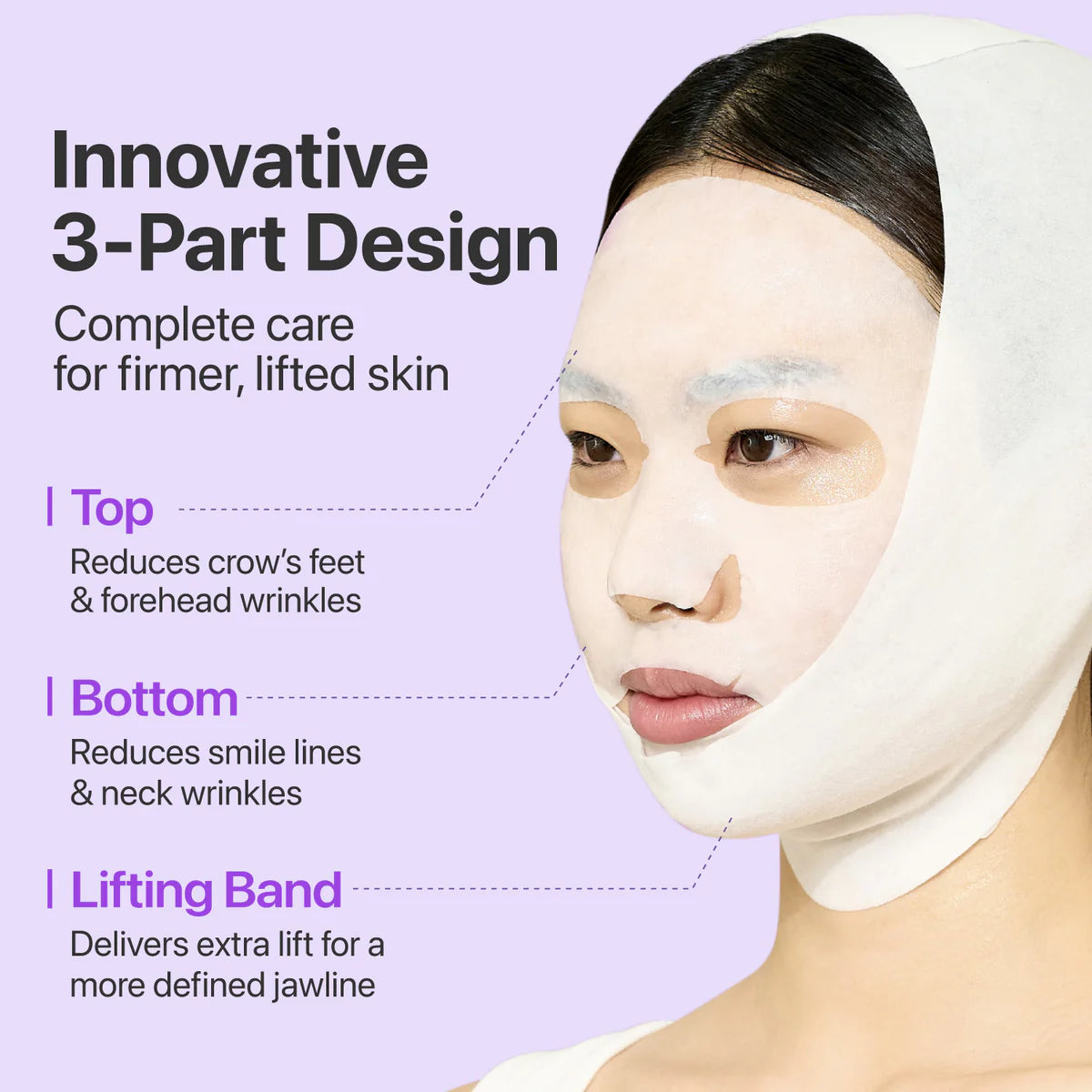 NUMBUZIN No 9 NAD+ BIO Lifting-sil Full Face Mask (4 Sheets + Lifting Band)