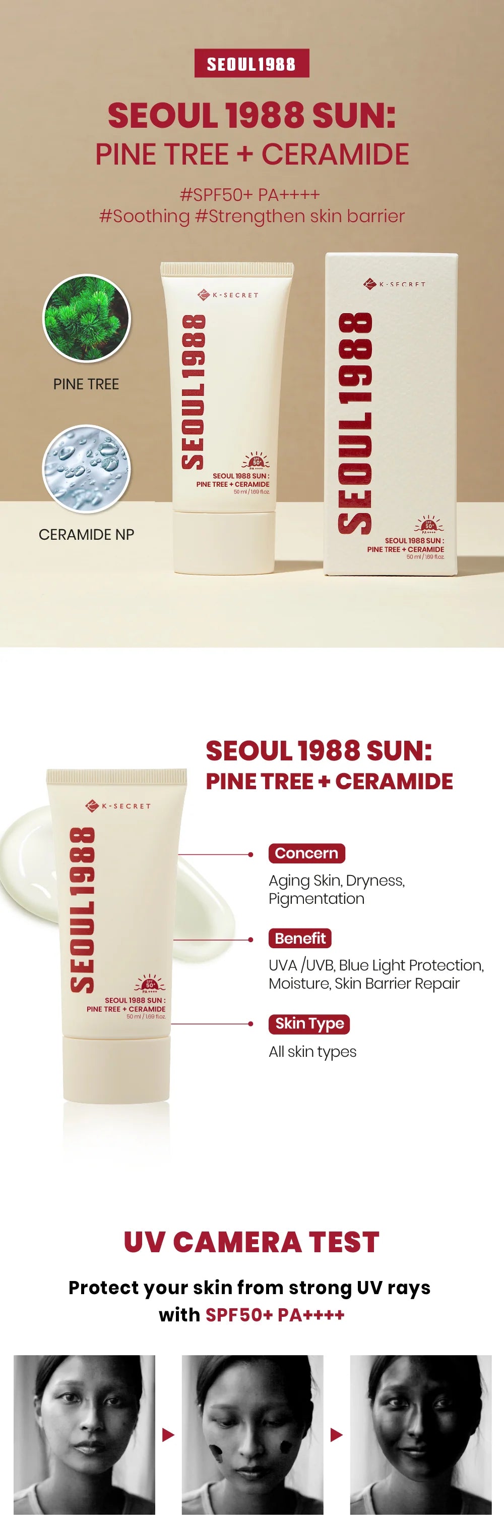 K-Secret Seoul 1988 Sun : Pine Tree + Ceramide