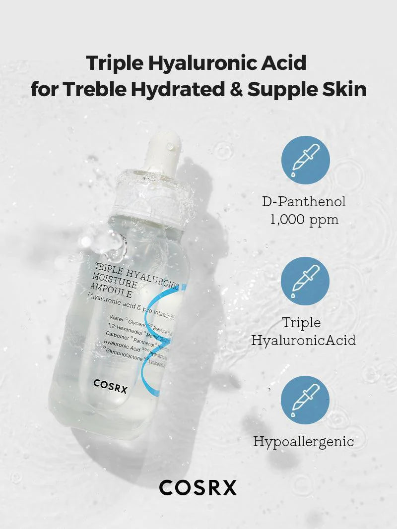COSRX Hydrium Triple Hyaluronic Moisture Ampoule 40 ML