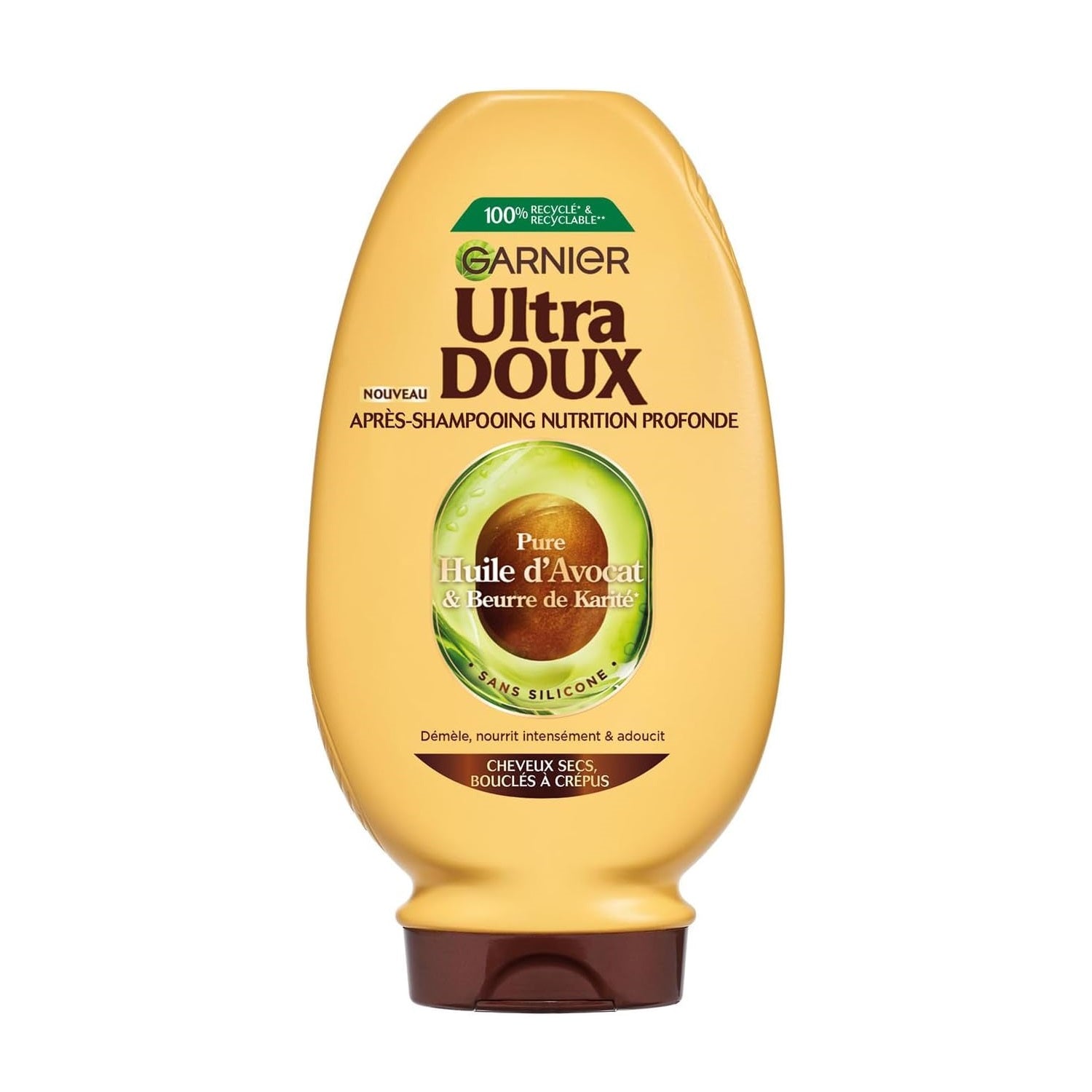 GARNIER Ultra Doux Apres Shampooing Pure Huile d’Avocat & Beurre de Karité 250 ML