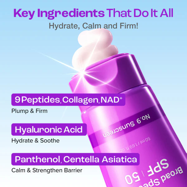 NUMBUZIN No 9 NAD+ BIO Super Defense Glow Sunscreen